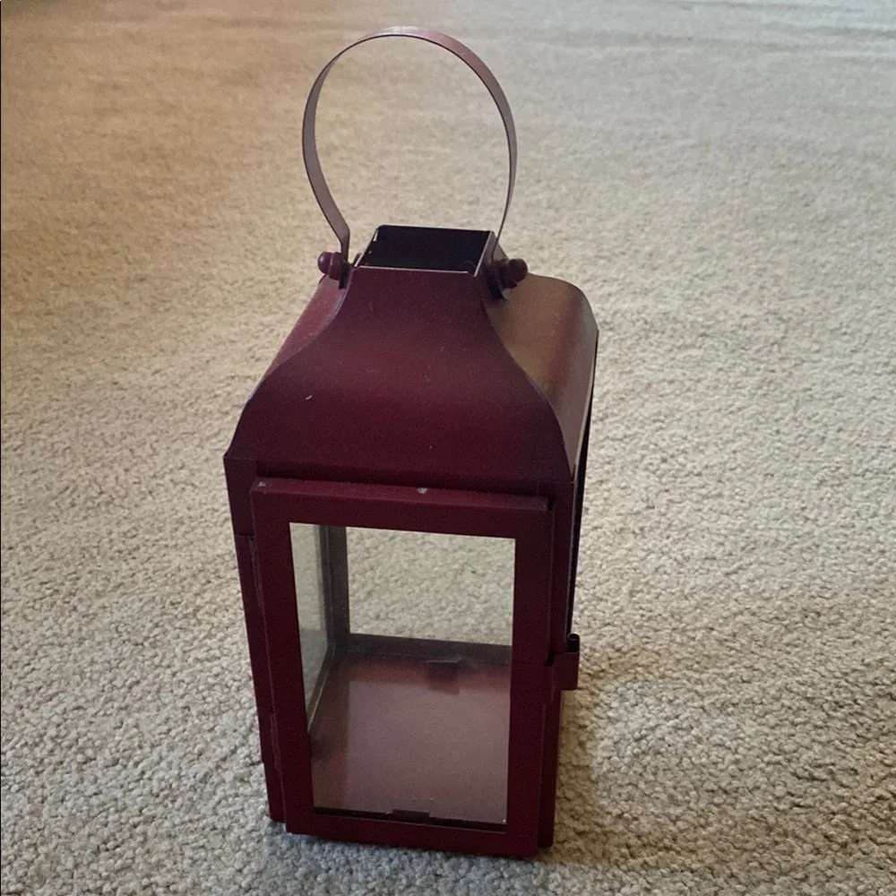Red Metal Lantern